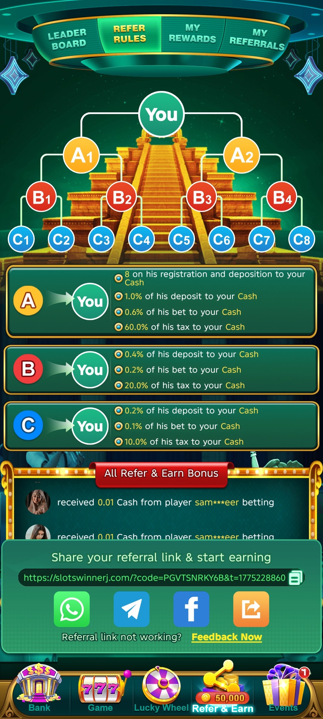 Casual Games inside Slots Winner